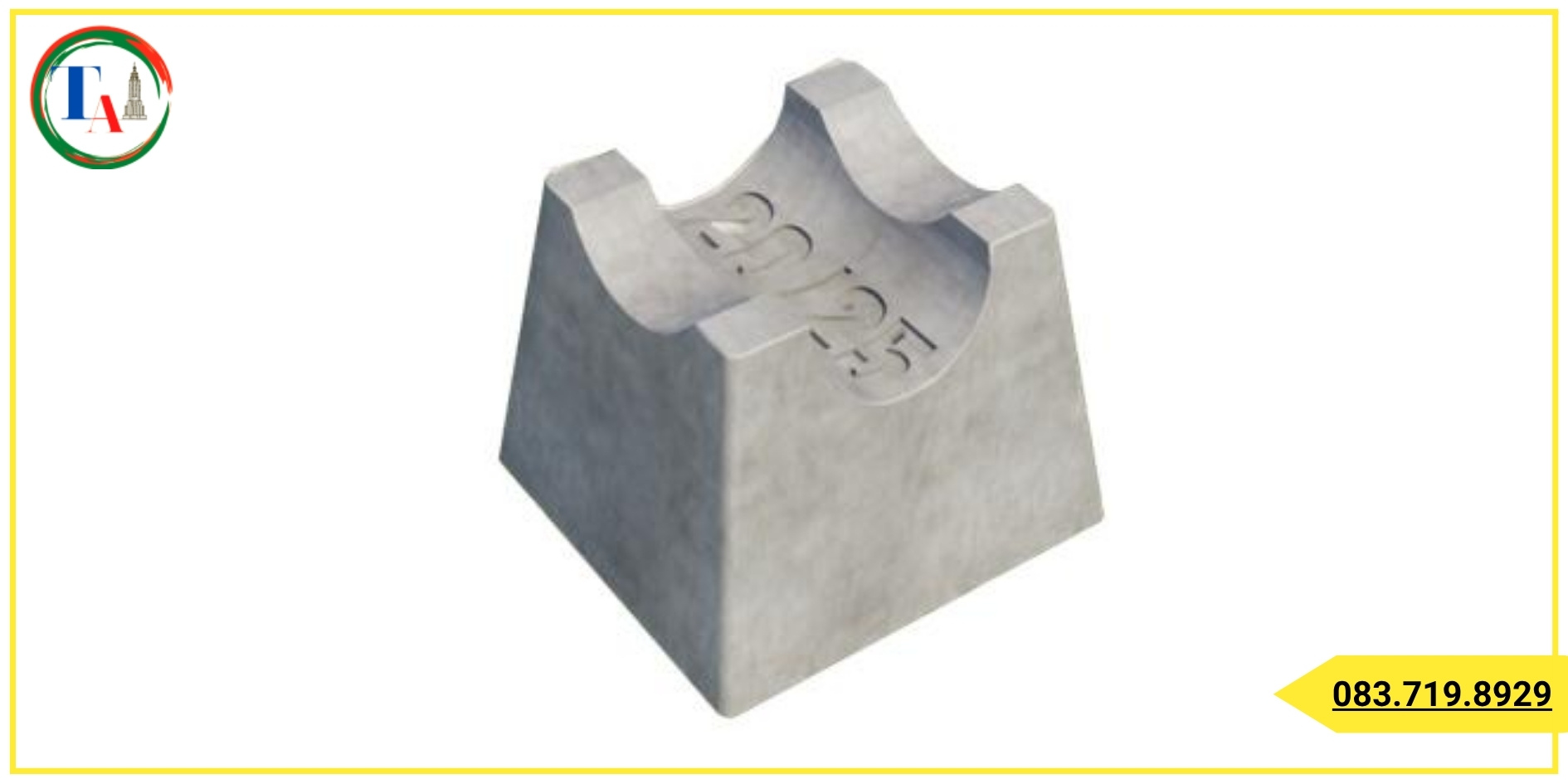 Thông số kỹ thuật con kê bê tông lớp dưới V2