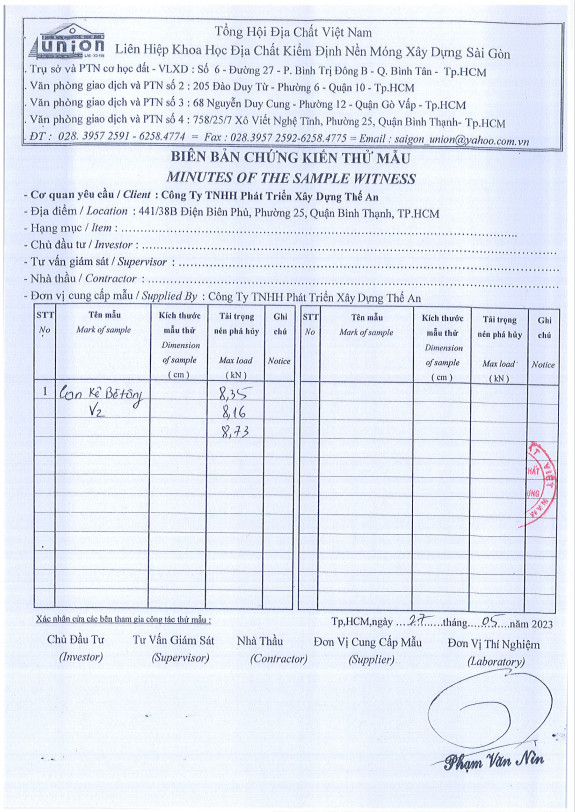 Vật Tư Xây Dựng Thế An