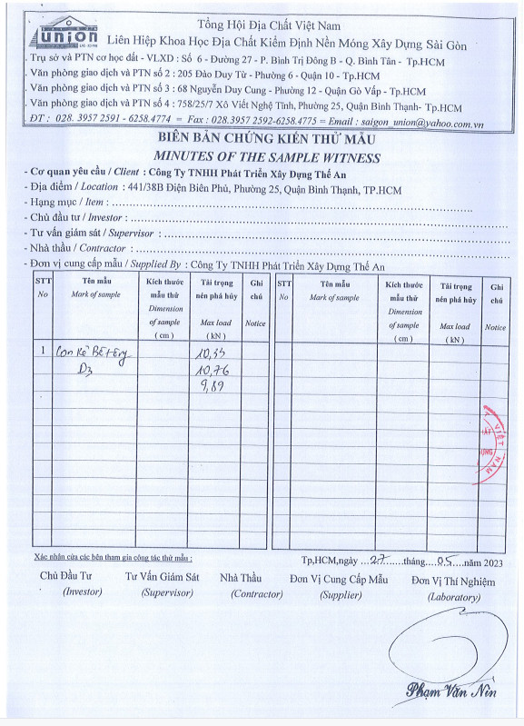 Vật Tư Xây Dựng Thế An