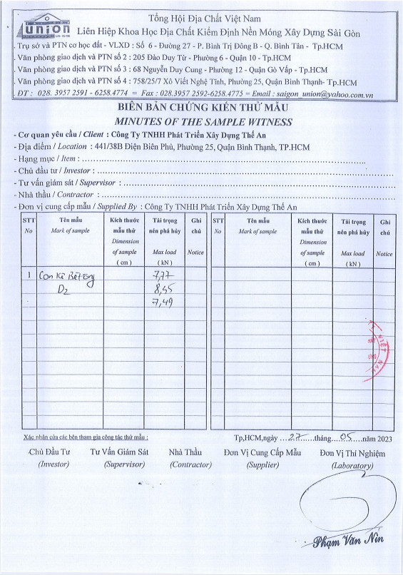 Vật Tư Xây Dựng Thế An